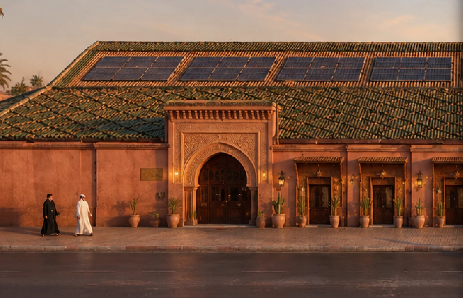 Façade réhabilitée du Souk El Mellah — projet Souk à Double Vie